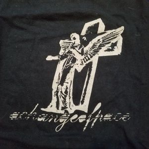 Hot Topic A Change of Pace Angel Crucifix T-shirt